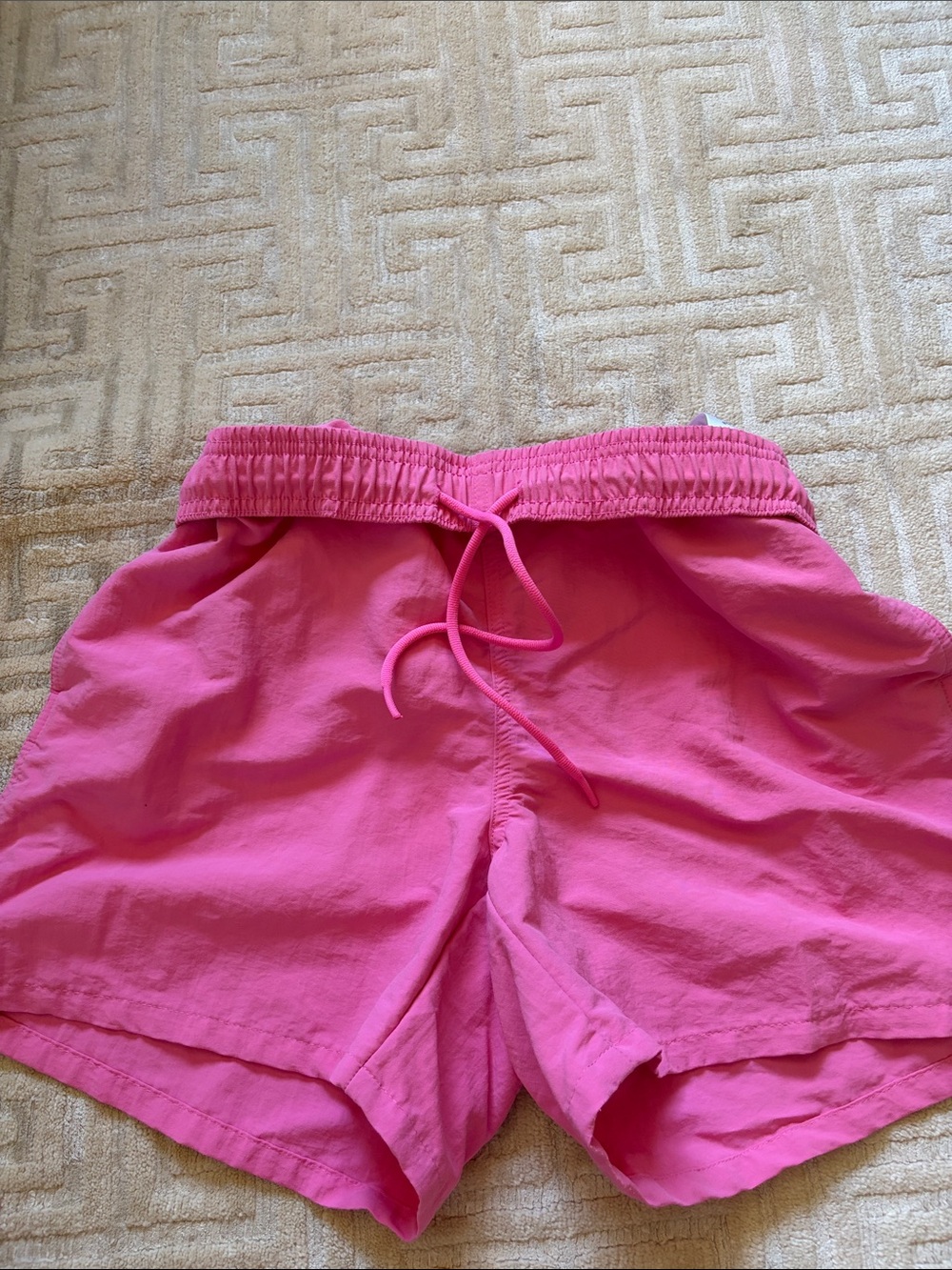 TNA Bright Pink Elastic Waist Shorts